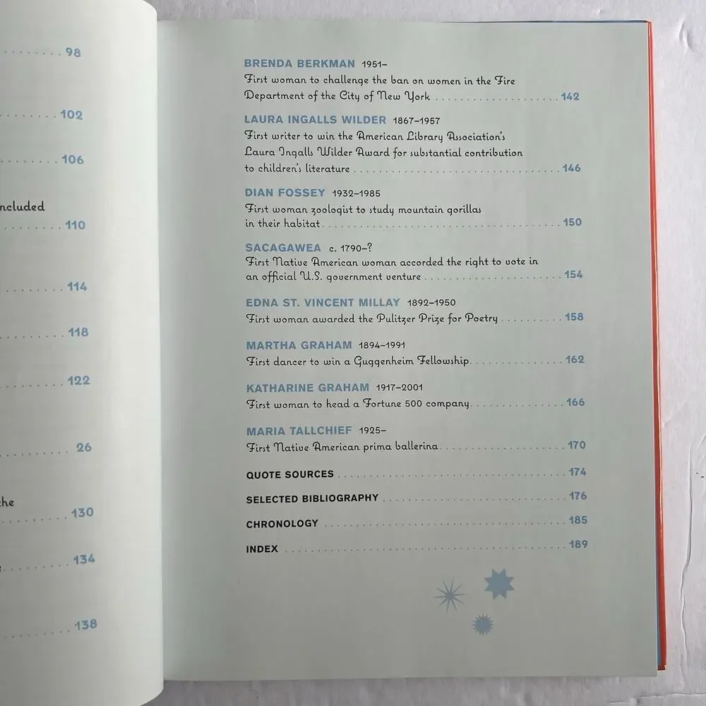 Ladies First 40 Daring American Women Who Were Second to None Hardcover Book